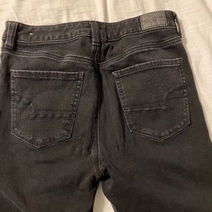 Black American Eagle Skinny Jeans